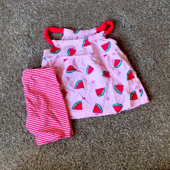 carter's watermelon outfit